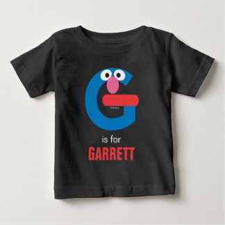 セサミストリート | GはGrover用 ベビーTシャツ