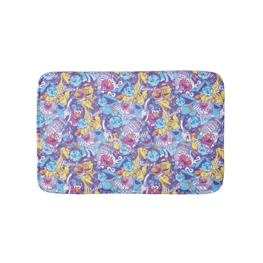 セサミストリート | Groovyダンスパターン バスマット (正面)