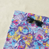 セサミストリート| Groovyダンスパターン ビーチタオル (インサイチュ)