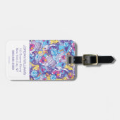 セサミストリート| Groovyダンスパターン ラゲッジタグ (正面横)