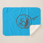 セサミストリート | Grover Bright シェルパブランケット (正面(横))