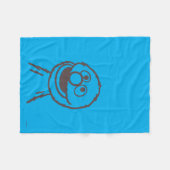 セサミストリート | Grover Bright フリースブランケット (正面(横))