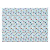 セサミストリート | Mecha Buildersの顔パターン テーブルクロス (正面(横))