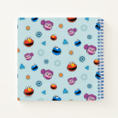 セサミストリート | Mecha Buildersの顔パターン ノートブック (裏面)