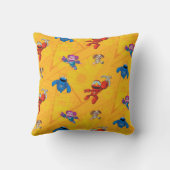 セサミストリート | Mecha Buildersパターン クッション (裏面)