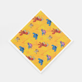 セサミストリート | Mecha Buildersパターン スタンダードランチョンナプキン (角)