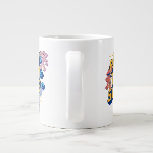 セサミストリート | Mecha Builders計画テストの解決 ジャンボコーヒーマグカップ (裏面)