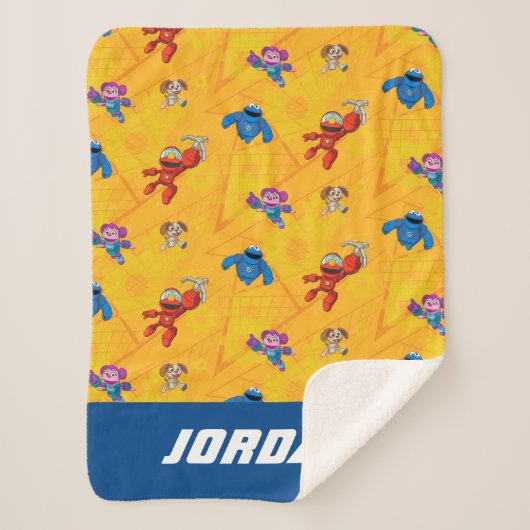 セサミストリート | Mecha Builders |名前の追加 シェルパブランケット (正面)