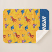 セサミストリート | Mecha Builders |名前の追加 シェルパブランケット (正面(横))