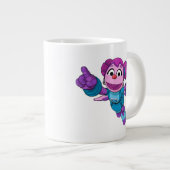 セサミストリート Mecha Builders Abby |メカビルダーズ ジャンボコーヒーマグカップ (正面右)