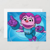 セサミストリート Mecha Builders Abby |メカビルダーズ ポストカード (正面/裏面)