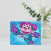 セサミストリート Mecha Builders Abby |メカビルダーズ ポストカード (スタンド正面)