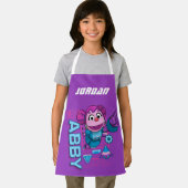 セサミストリート Mecha Builders Abby |メカビルダーズ |名前の追加 エプロン (インサイチュ)