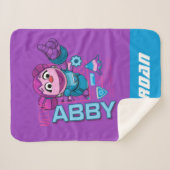 セサミストリート Mecha Builders Abby |メカビルダーズ |名前の追加 シェルパブランケット (正面(横))