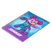 セサミストリート Mecha Builders Abby |メカビルダーズ |名前の追加 ノートブック (左側)