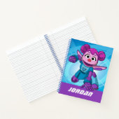 セサミストリート Mecha Builders Abby |メカビルダーズ |名前の追加 ノートブック (内部)