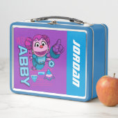 セサミストリート Mecha Builders Abby |メカビルダーズ |名前の追加 メタルランチボックス (インサイチュ)