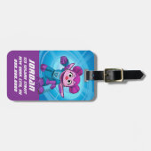 セサミストリート Mecha Builders Abby |メカビルダーズ |名前の追加 ラゲッジタグ (正面横)