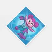 セサミストリート Mecha Builders Abby Action スタンダードランチョンナプキン (角)