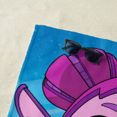 セサミストリート Mecha Builders Abby Action ビーチタオル (インサイチュ)