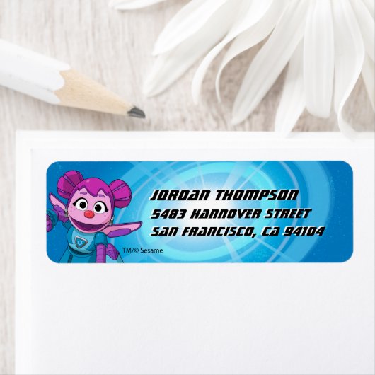 セサミストリート Mecha Builders Abby Action ラベル (インサイチュ)