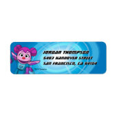 セサミストリート Mecha Builders Abby Action ラベル (正面)