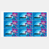 セサミストリート Mecha Builders Abby Action ラベル (シート)