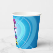 セサミストリート Mecha Builders Abby Action 紙コップ (裏面)