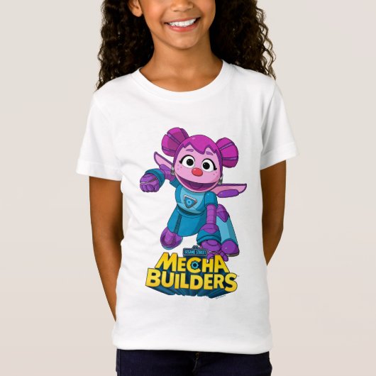 セサミストリート Mecha Builders Abby Action Tシャツ (正面)
