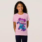 セサミストリート Mecha Builders Abby Action Tシャツ (正面フル)