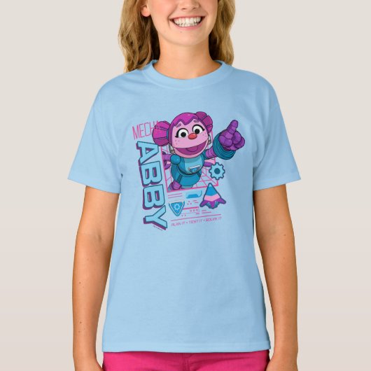 セサミストリート | Mecha Builders Abby Cadabby Tシャツ (正面)