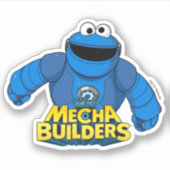 セサミストリート | Mecha Builders Cookieの実行中 シール (正面)