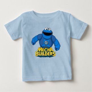 セサミストリート | Mecha Builders Cookieの実行中 ベビーTシャツ