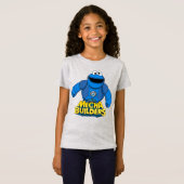 セサミストリート | Mecha Builders Cookieの実行中 Tシャツ (正面フル)