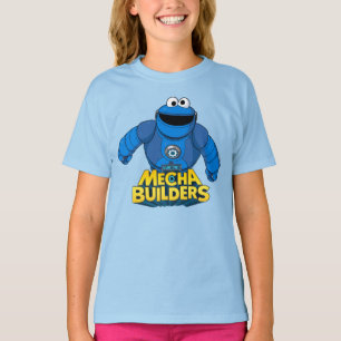 セサミストリート   Mecha Builders Cookieの実行中 Tシャツ