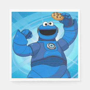 セサミストリート Mecha Builders Cookie Monster スタンダードランチョンナプキン
