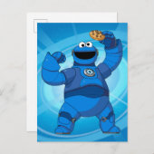 セサミストリート | Mecha Builders Cookie Monster ポストカード (正面/裏面)
