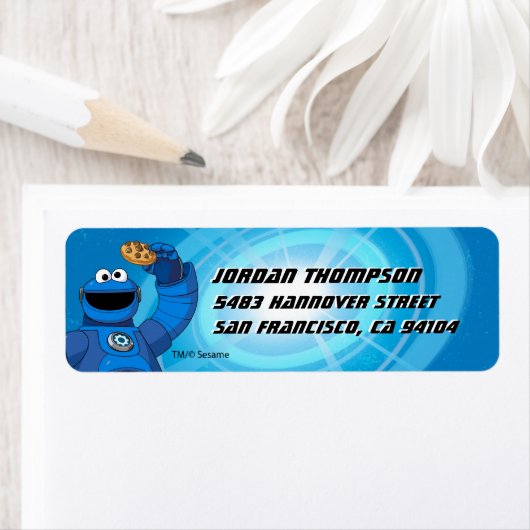 セサミストリート | Mecha Builders Cookie Monster ラベル (インサイチュ)