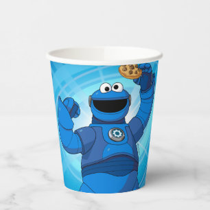 セサミストリート Mecha Builders Cookie Monster 紙コップ
