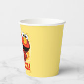 セサミストリート | Mecha Builders Elmoデザイン 紙コップ (裏面)