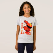 セサミストリート | Mecha Builders Elmoデザイン Tシャツ (正面フル)