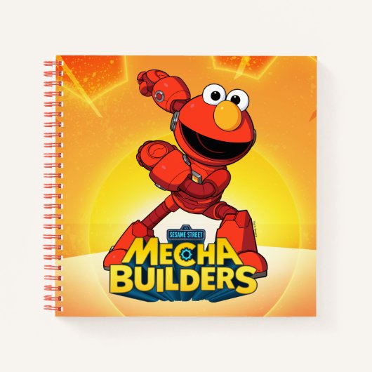 セサミストリート | Mecha Builders Elmo ノートブック (正面)