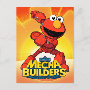 セサミストリート   Mecha Builders Elmo ポストカード