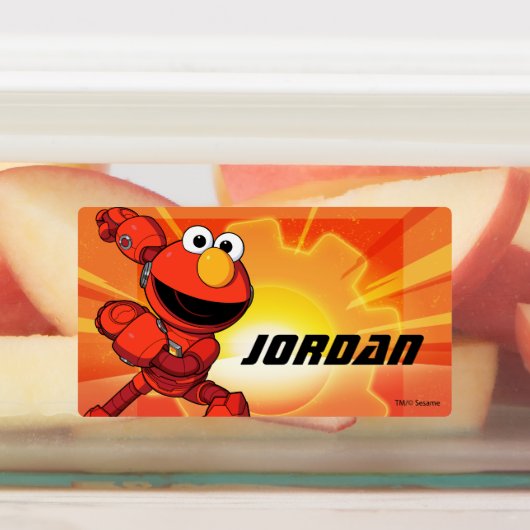 セサミストリート | Mecha Builders Elmo ラベル (貼付)