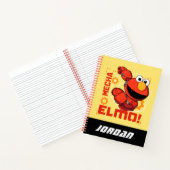 セサミストリート | Mecha Builders Elmo |名前の追加 ノートブック (内部)