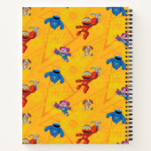 セサミストリート | Mecha Builders Elmo |名前の追加 ノートブック (裏面)