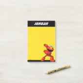 セサミストリート | Mecha Builders Elmo |名前の追加 ポストイット (デスク上)