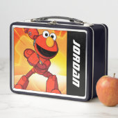 セサミストリート | Mecha Builders Elmo |名前の追加 メタルランチボックス (インサイチュ)