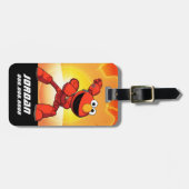 セサミストリート | Mecha Builders Elmo |名前の追加 ラゲッジタグ (正面横)