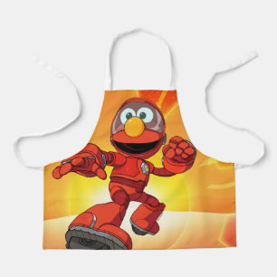 セサミストリート Mecha Builders Elmo In Action エプロン